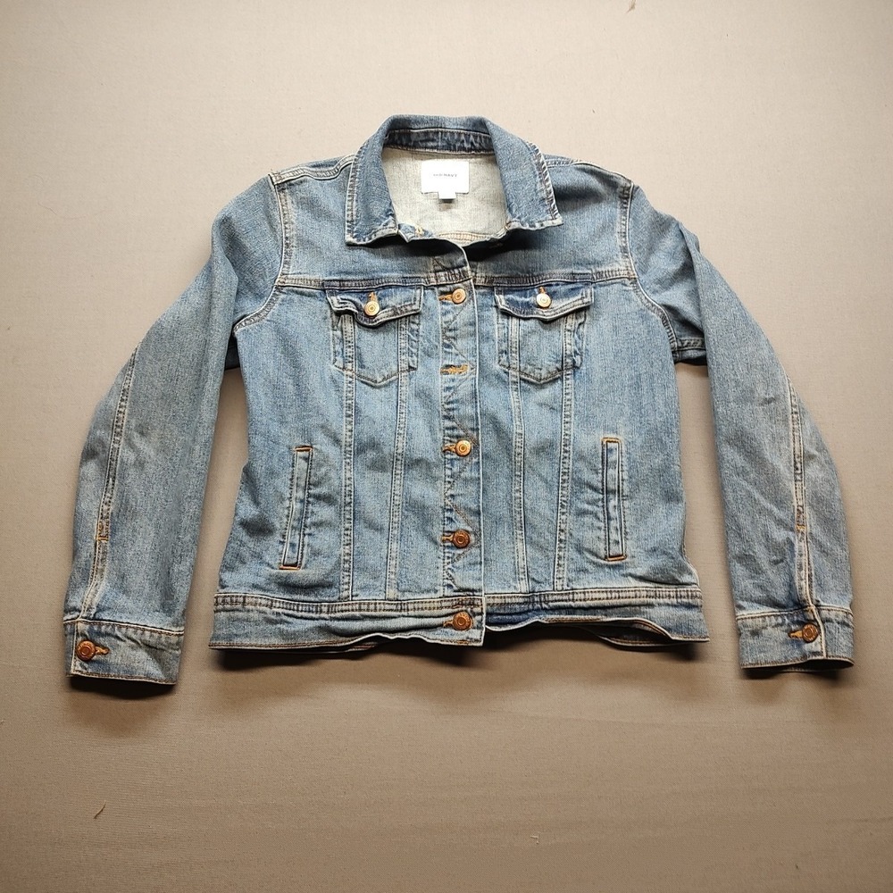 Old Navy Denim Jacket Women's Blue Size Large